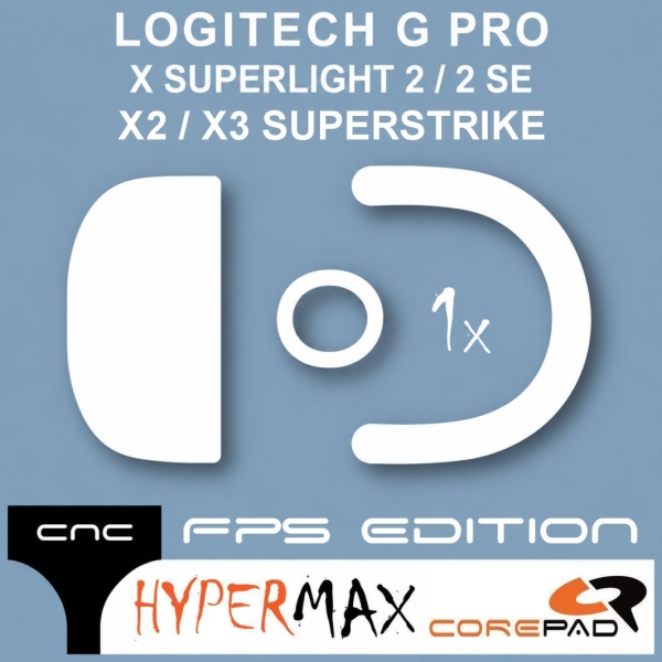 Corepad PRO MAX Skatez CNC Machined Milled Next Gen NG PlastiX Xact Replacement Replacements nTech Skate Skates Dots machining cut cutting process Logitech G PRO X Superlight 2 GPX GPX2 X2 X3 SUPERSTRIKE